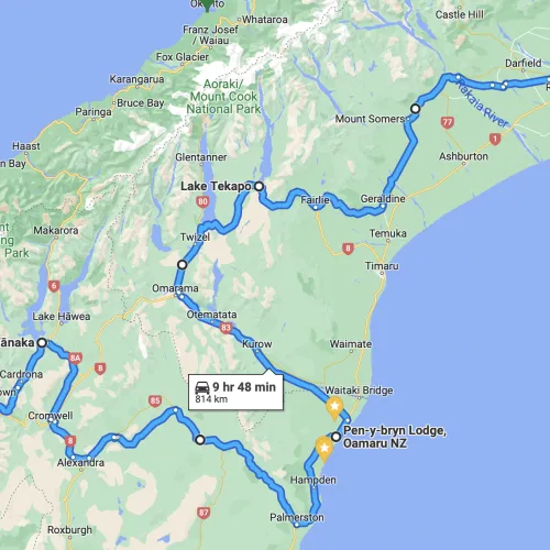 “Middle of the South” Itinerary