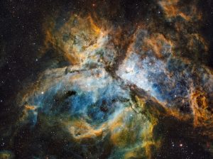 The Carina Nebula is the brightest in the sky, and cannot be misse