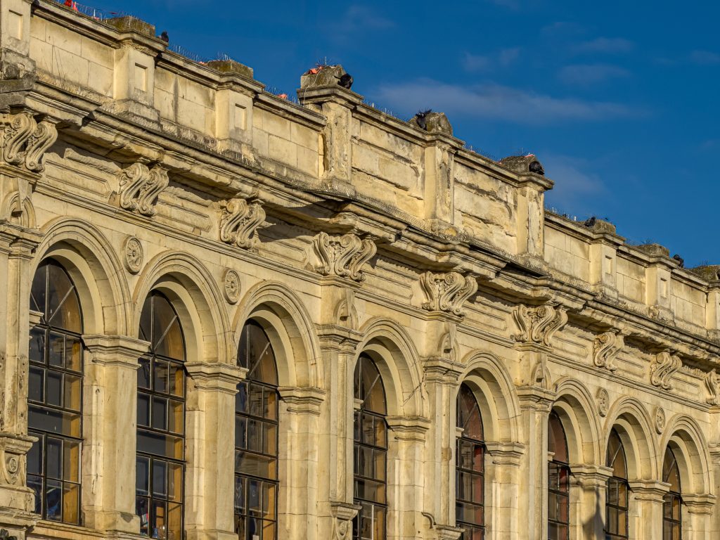 Detail of Oamaru's unique Victorian architecture