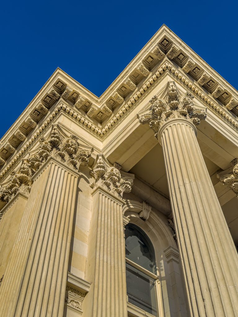 Columns of the Oamaru ANZ Building